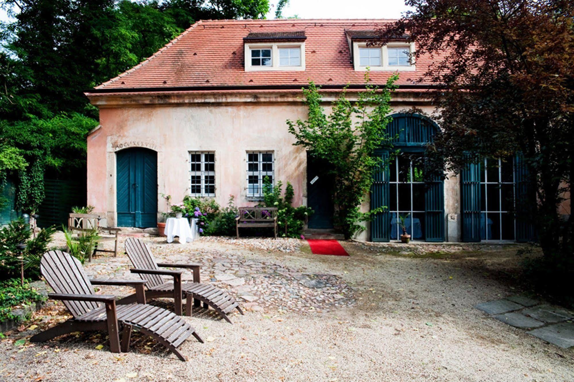 Hotel Villa Sorgenfrei & Restaurant Atelier Sanssouci Radebeul Buitenkant foto